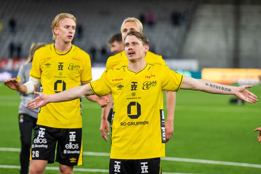 Elfsborgs Simon Hedlund jublar