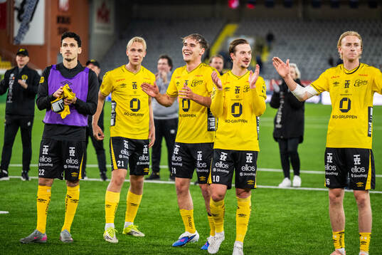 Elfsborgs spelare jublar