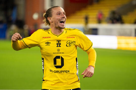 Elfsborgs Niklas Hult jublar