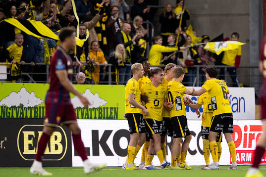 Elfsborgs spelare jublar