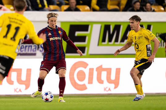 Djurgårdens Jeppe Okkels och Elfsborgs Frode Aronsson