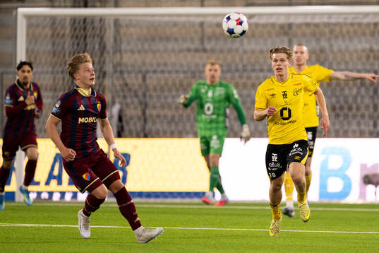 Djurgårdens Matias Siltanen och Elfsborgs Gottfrid Rapp