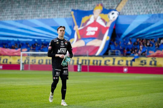 Örgrytes målvakt Hampus Gustafsson
