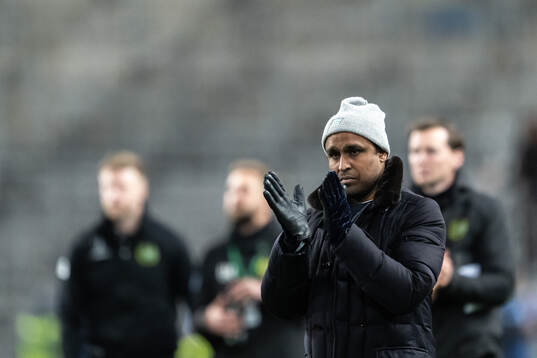 Hammarbys tränare Kalle Karlsson deppar