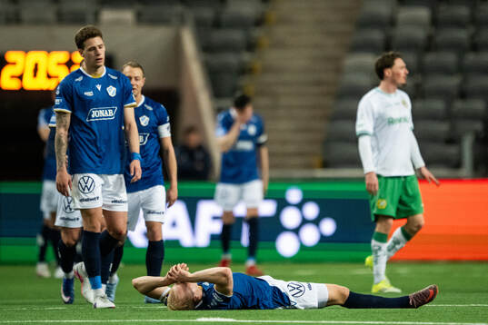 Halmstads Joel Allansson deppar