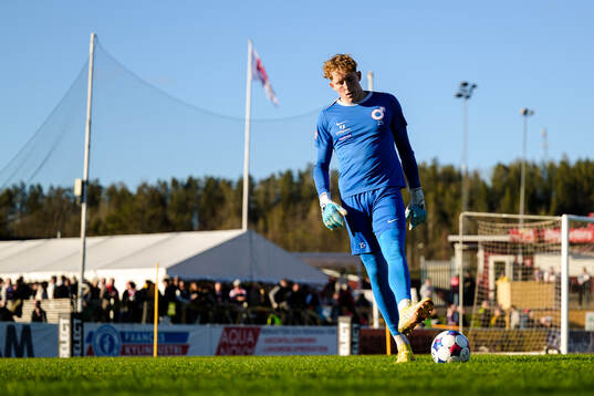 Degerfors målvakt Rasmus Forsell