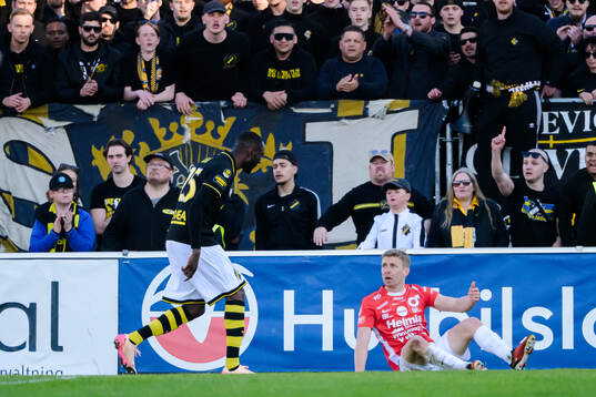 AIKs Ibrahim Cisse och Degerfors Ludvig Fritzson