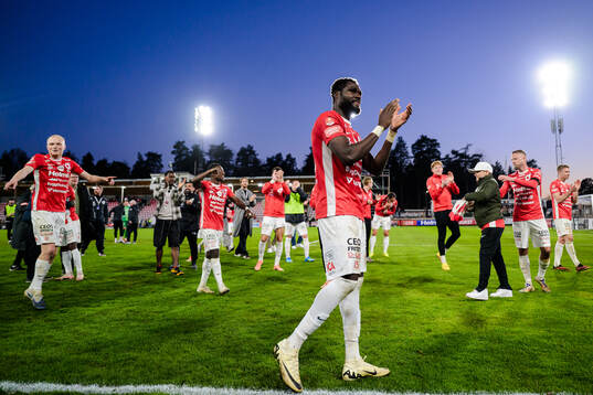 Degerfors Nasiru Moro jublar
