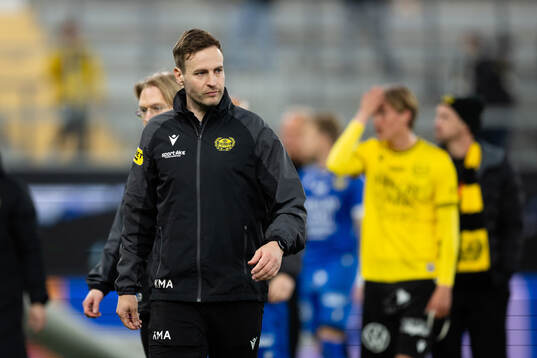 Mjällbys tränare Karl Marius Aksum