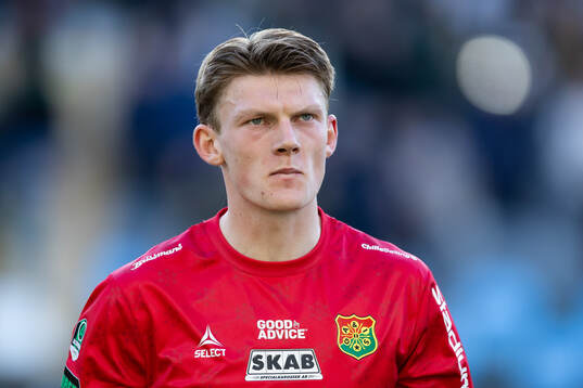 GAIS målvakt Andreas Hermansen  på line up