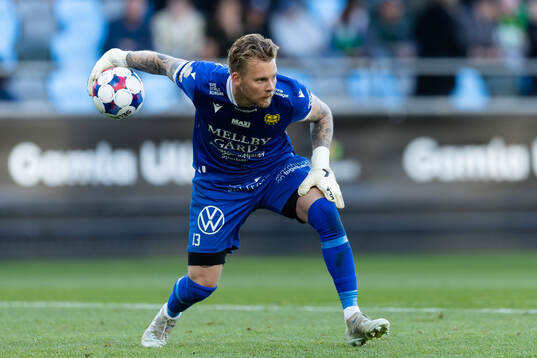 Mjällbys målvakt Robin Wallinder