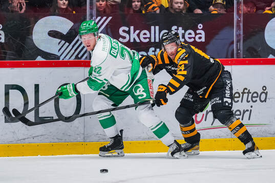 Rögles Fredrik Olofsson och Skellefteås Jonathan Pudas