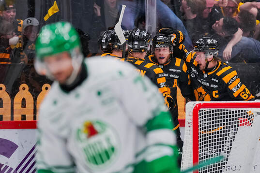 Skellefteås Rickard Hugg jublar