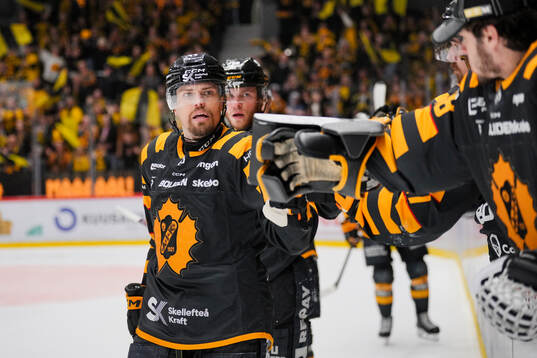 Skellefteås Andreas Johnson jublar
