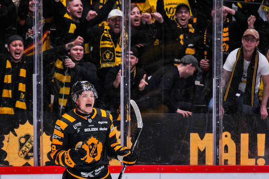 Skellefteås Victor Stjernborg jublar