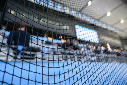 Säkerhetsnät framför Malmö FFs klack