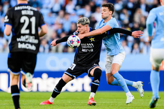 Sirius Robbie Ure och Malmö FFs Colin Rösler