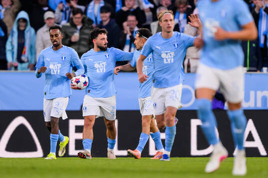 Malmö FFs Sead Haksabanovic jublar