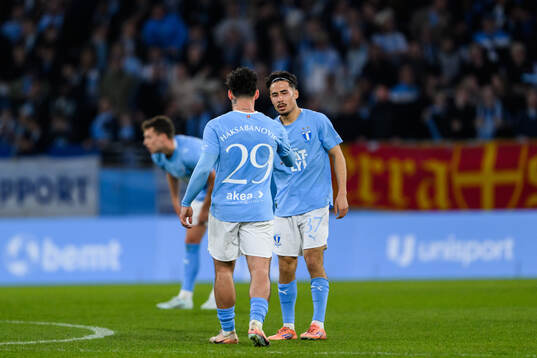 Malmö FFs Adrian Skogmar jublar