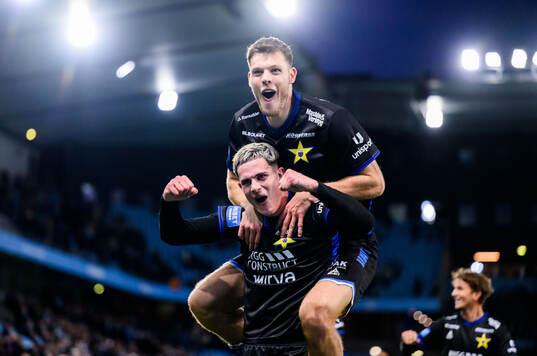 Sirius Robbie Ure och Tobias Anker jublar