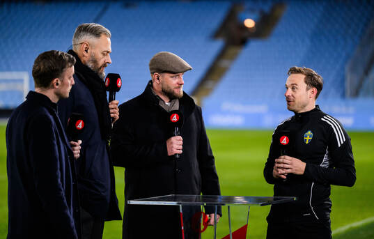 Domare Kristoffer Karlsson i TV4s studio