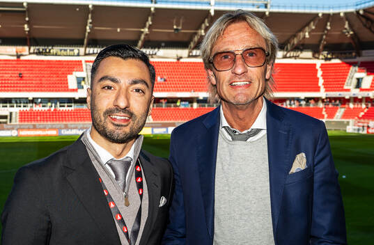 TV4s kommentatorer Jiloan Hamad och Patrik Westberg