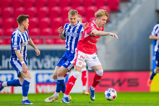 IFK Göteborgs David Kruse och Kalmars Charlie Rosenqvist