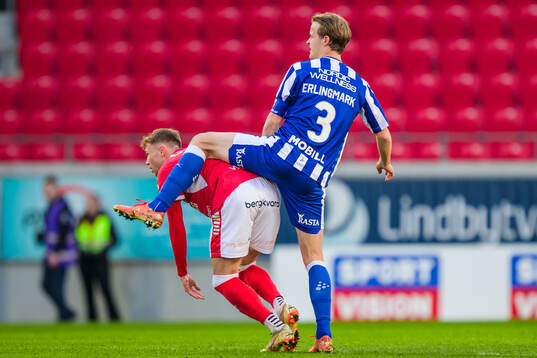 Kalmars Vilmer Tyrén och IFK Göteborgs August Erlingmark
