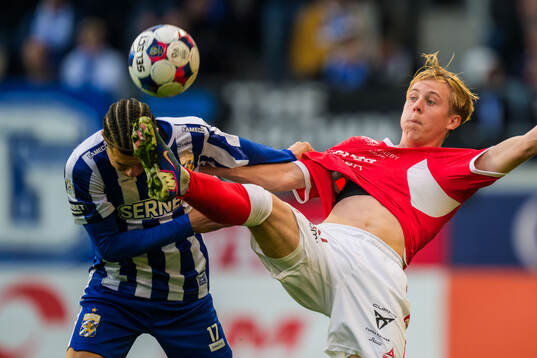IFK Göteborgs Alexander Jallow och Kalmars Charlie