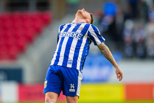 IFK Göteborgs Tobias Heintz deppar