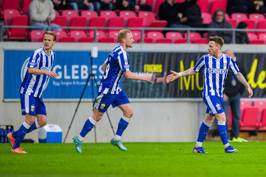 IFK Göteborgs Tobias Heintz jublar