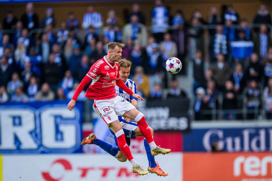 Kalmars Vilmer Tyrén och IFK Göteborgs August Erlingmark