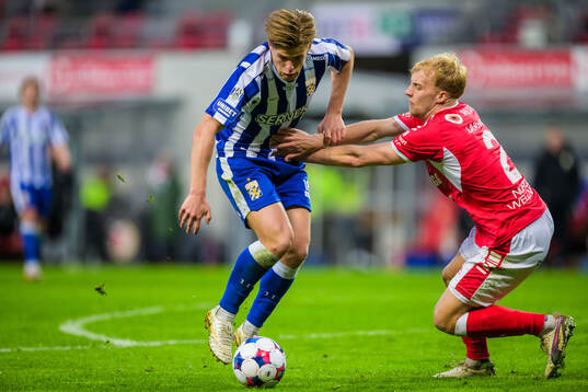 IFK Göteborgs Felix Eriksson och Kalmars Victor Larsson