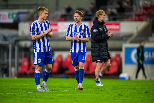 IFK Göteborgs David Kruse och Filip Ottosson deppar