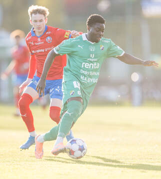 Helsingborgs Alexander Johansson och Ljungskiles Gideon