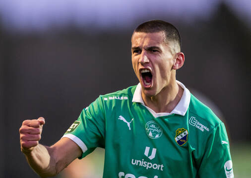 Ljungskiles Ivan Maric jublar