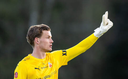Helsingborgs målvakt Johan Brattberg