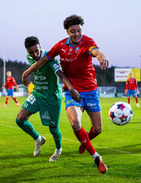 Ljungskiles Abdishakur Bashir Omar och Helsingborgs Obafemi