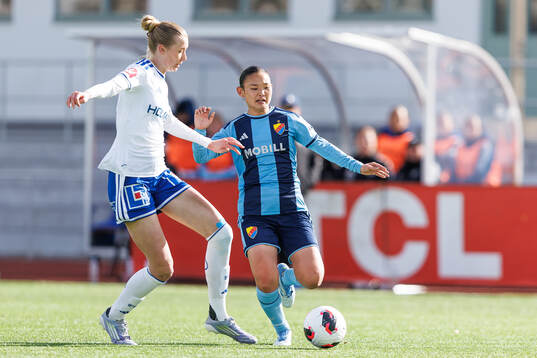 IFK Norrköpings Ebba Handfast och Djurgårdens Urara