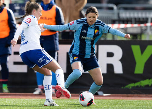 IFK Norrköpings Deborah-Anne De la Harpe och Djurgårdens