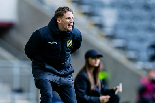 Coach William Strömberg of Hammarby