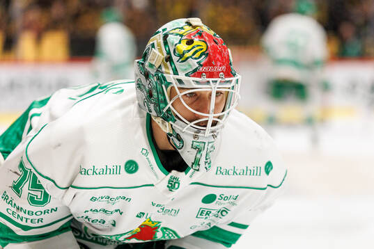 Rögles målvakt Arvid Holm