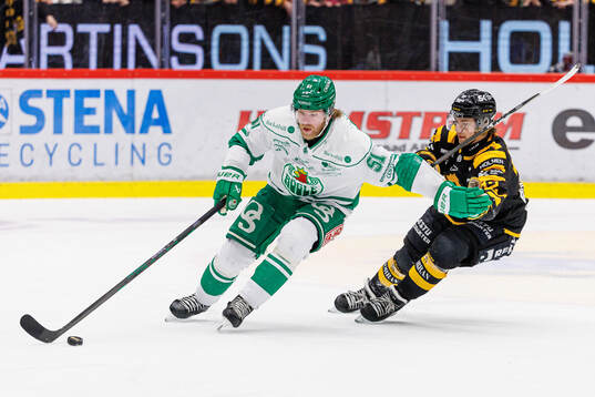 Rögles Calle Själin och Skellefteås Valter Lindberg