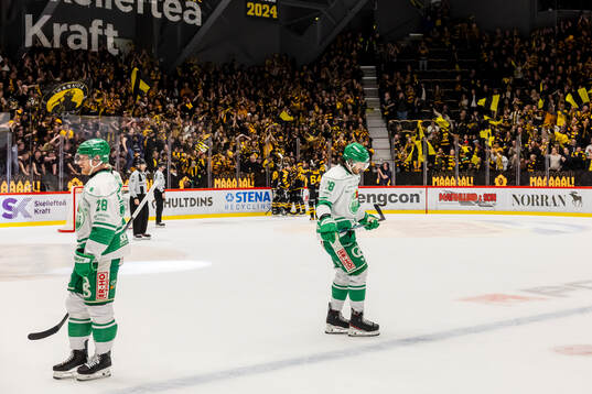 Rögles Anton Bengtsson och Dennis Everberg deppar