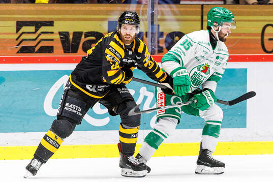 Skellefteås Oscar Lindberg och Rögles Mark Friedman