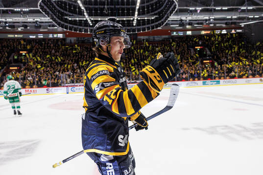 Skellefteås Valter Lindberg jublar