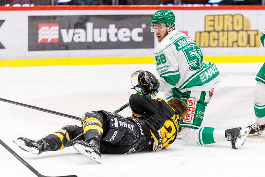 Skellefteås Mikkel Aagaard och Rögles Filip Johansson