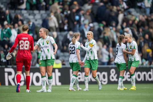 Players of Hammarby look dejected