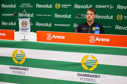 Coach William Strömberg of Hammarby