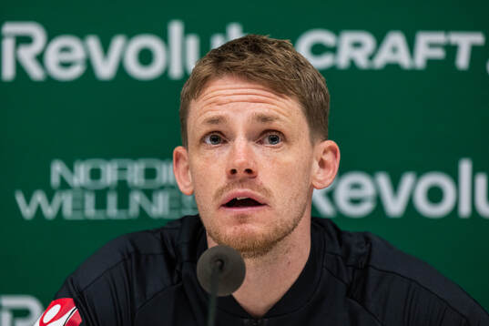 Coach William Strömberg of Hammarby